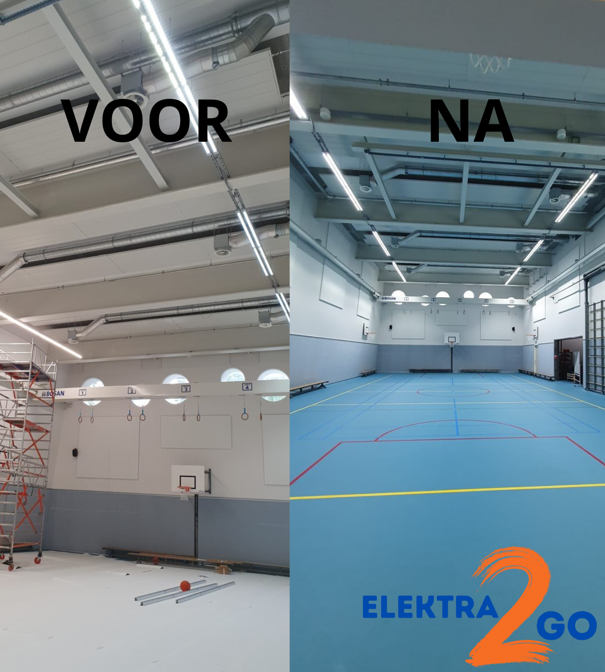 Verlichting Gymzaal Naar LED